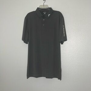NWT Men’s J.Lindeberg Tour Tech Relaxed Fit Polo Gray Size XL